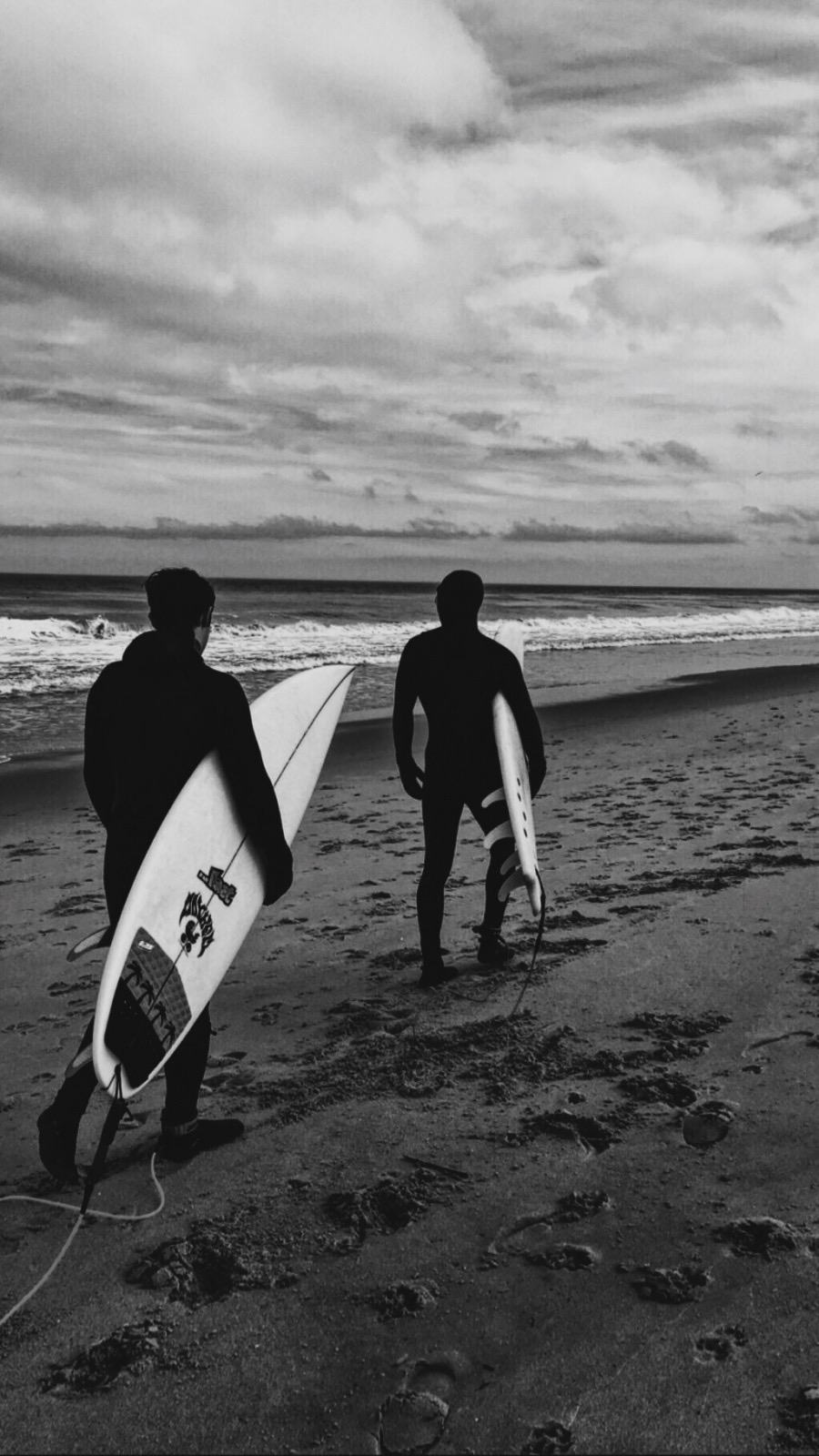 Rehoboth Beach surfboard walk Ben and Beau