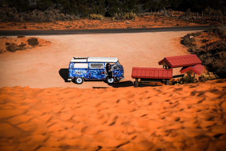 Grand Canyon Drive in a 1970 VW Bus